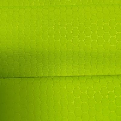 113gsm Brushed Twill Peach Skin Velvet Fluorescent Color 3D Embossed Beach Pants Fabric