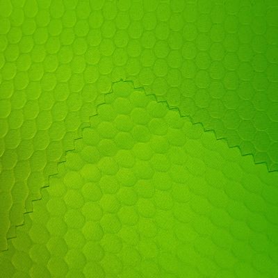 113gsm Brushed Twill Peach Skin Velvet Fluorescent Color 3D Embossed Beach Pants Fabric